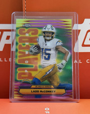 Topps Chrome Ladd McConkey Power Players /250 PP-27 Los Angeles Chargers 2025