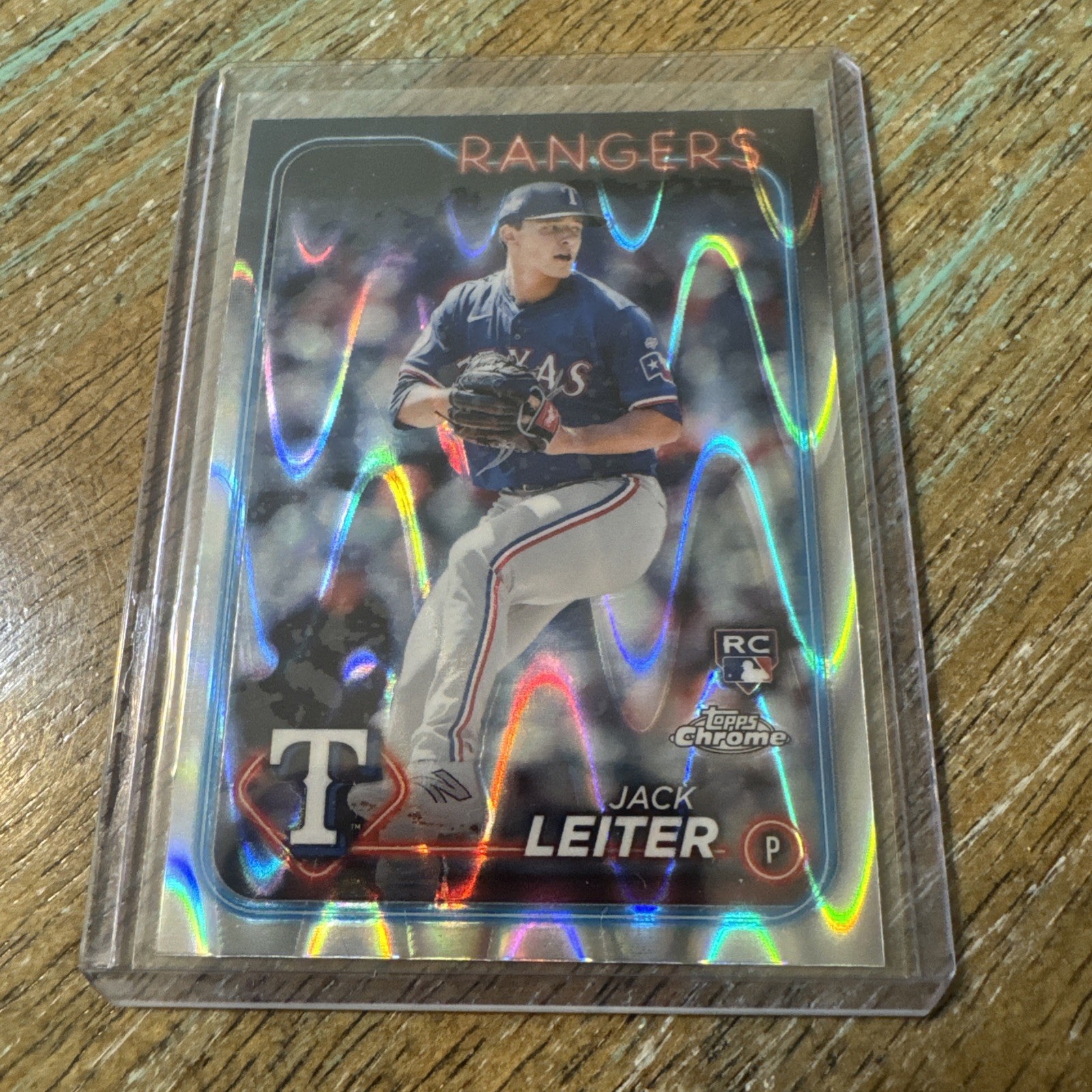 2024 Topps Chrome - Jack Leiter #111 RayWave Refractor (RC)