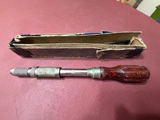 Vintage Craftsman Hand Push Drill, Made In USA, With Original Box