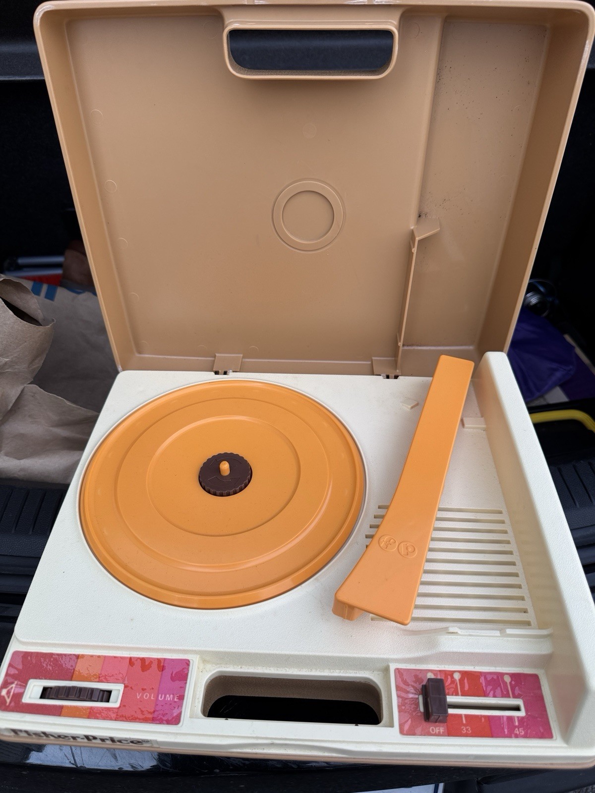 Vintage Fisher-Price Retro Record Player for Kids  