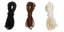 4Mm Bolo Cord     Bolo Braided Leather Cord for Jewelry Making     round Leat...