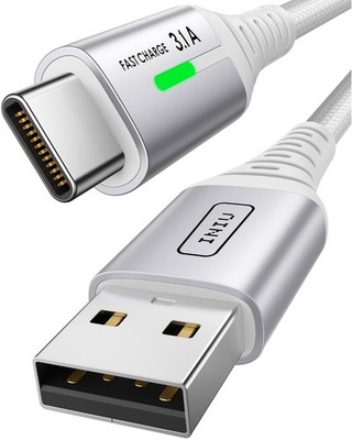 USB-C Kabel 2m Schnellladekabel Nylon für Handy iPhone Samsung Google Pixel