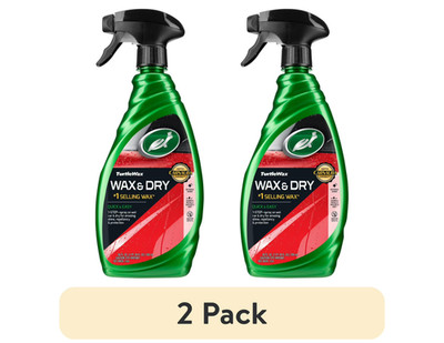 (2 pack) Turtle Wax Quick and Easy 1-Step Wax and Dry Spray Wax, 26 oz