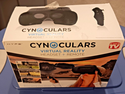 Cynoculars Virtual Reality Headset + Remote ATV-CYNO New In Box VR Goggles