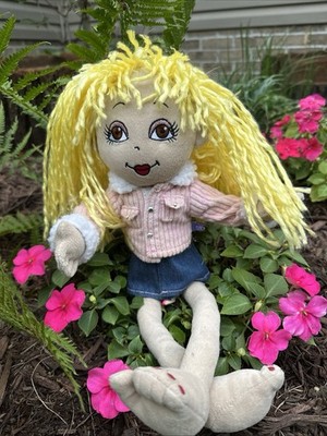 Build-A-Bear Workshop Friendis BFF Maker 16in Rag Doll Blonde Yarn Hair