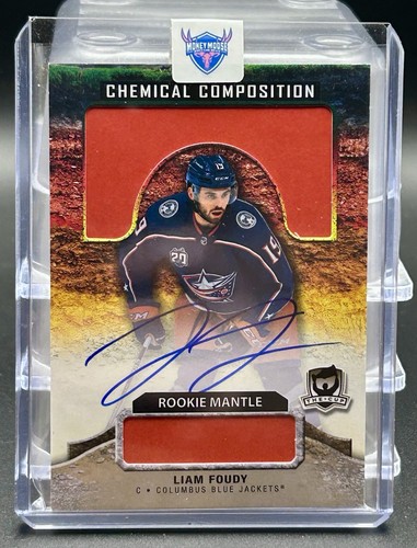 Liam Foudy #CC-LF 2020 Upper Deck The Cup Chemical Composition Mantle Autographs card