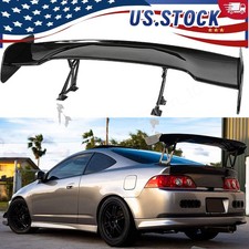 46 Rear Trunk Spoiler Wing Adjustable Gt-style Glossy Black For Acura Rsx 02-06
