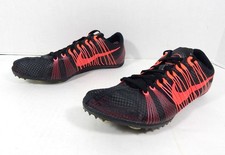 Nike Zoom Victory 2 Lowtop Utah State Black/Neon Red Track  Field Spikes Size 7