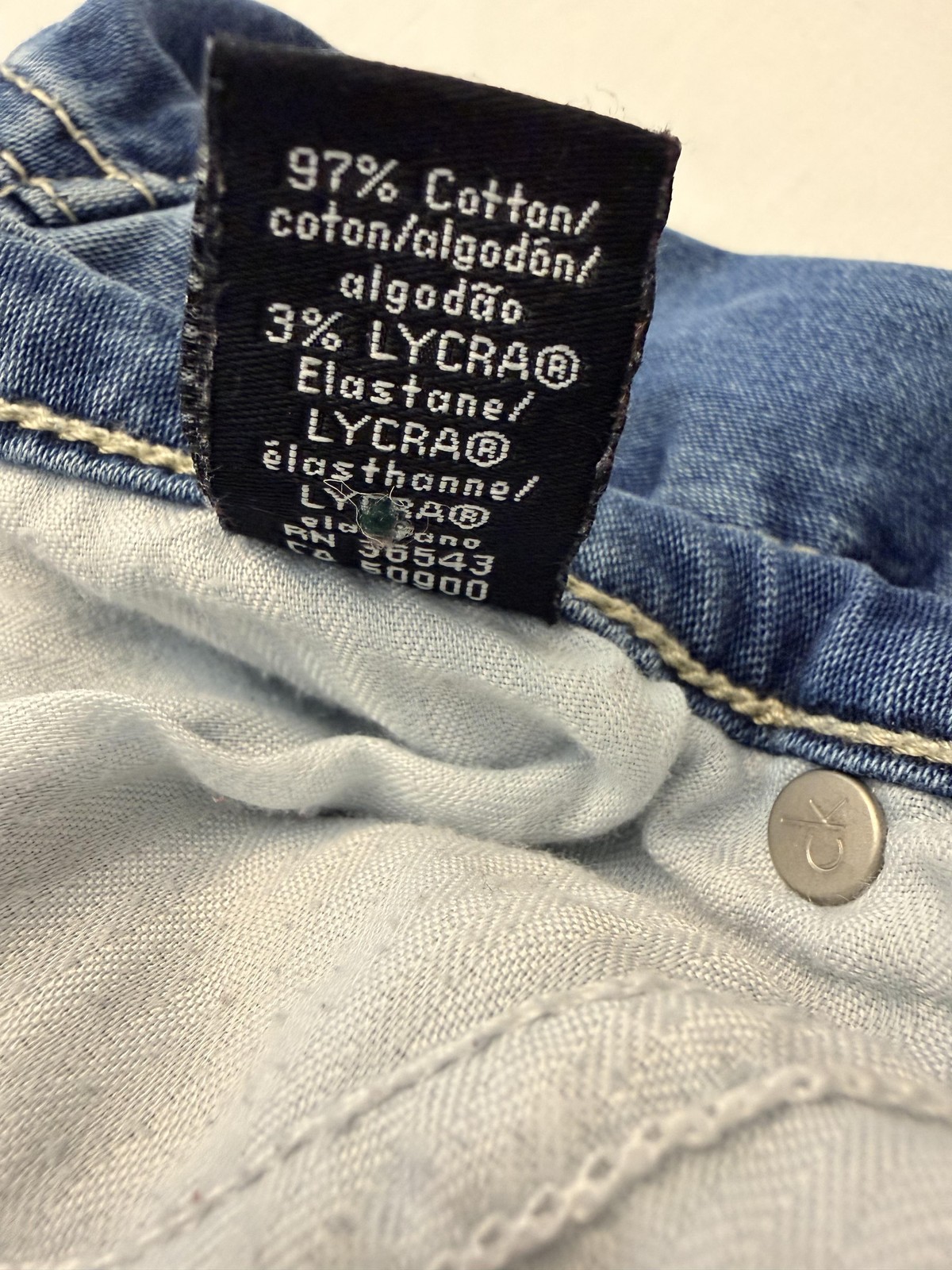 Calvin Klein Jeans Ultimate Skinny Jeans Womens 6 Blue Medium Wash 26x30 Stretch thumbnail 7