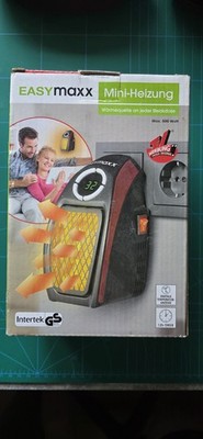 Mini-Heizung 500W   Steckdosenheizung mit Timer & Display   OVP - EASYmaxx