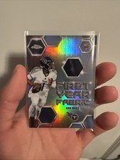 2025 Topps Chrome Football Cam Ward #FYF-CW - First Year Fabric Rookie Patch RC