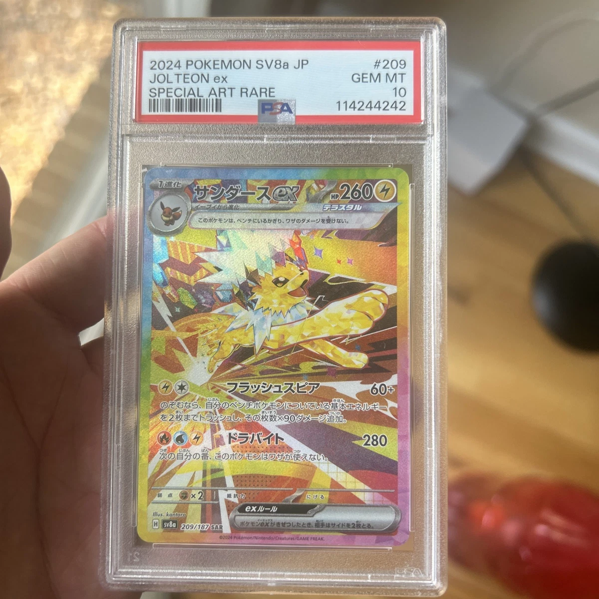Jolteon Pokémon TCG Professional Sports Authenticator (PSA) Grade