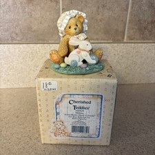 1994 Cherished Teddies 103829 Melissa Easter Bunny Bear Figurine