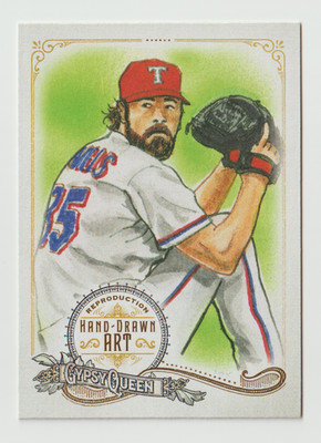 2017 Topps Gypsy Queen Hand Drawn Art Reproductions #GQARCH2 Cole Hamels