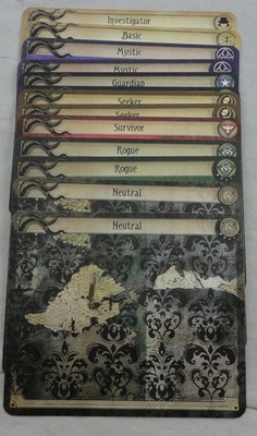 Arkham Horror Card Game Gen Con 2018 Promo Play Card Dividers (14pcs)