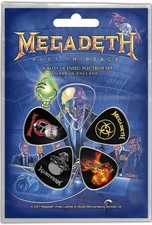 Megadeth Rust In Peace 5 Plectrum Pack. Licensed product