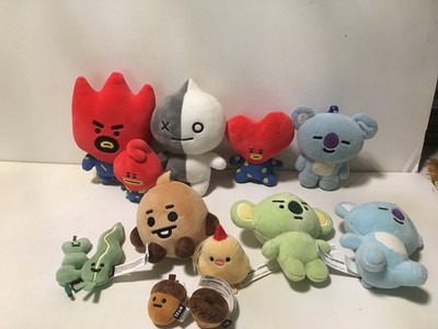 BT21 Line Friends Plush Doll Set Lot BTS Tata & Koya Family