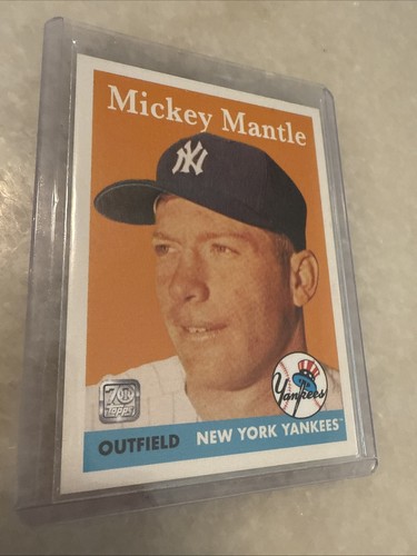 2021 Topps X Mickey Mantle #14 Mickey Mantle/1958 Topps - Bild 2 von 4