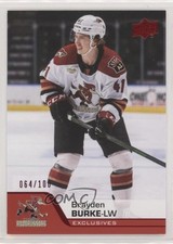 2020-21 Upper Deck AHL Exclusives 64/100 Brayden Burke #96 0aa3
