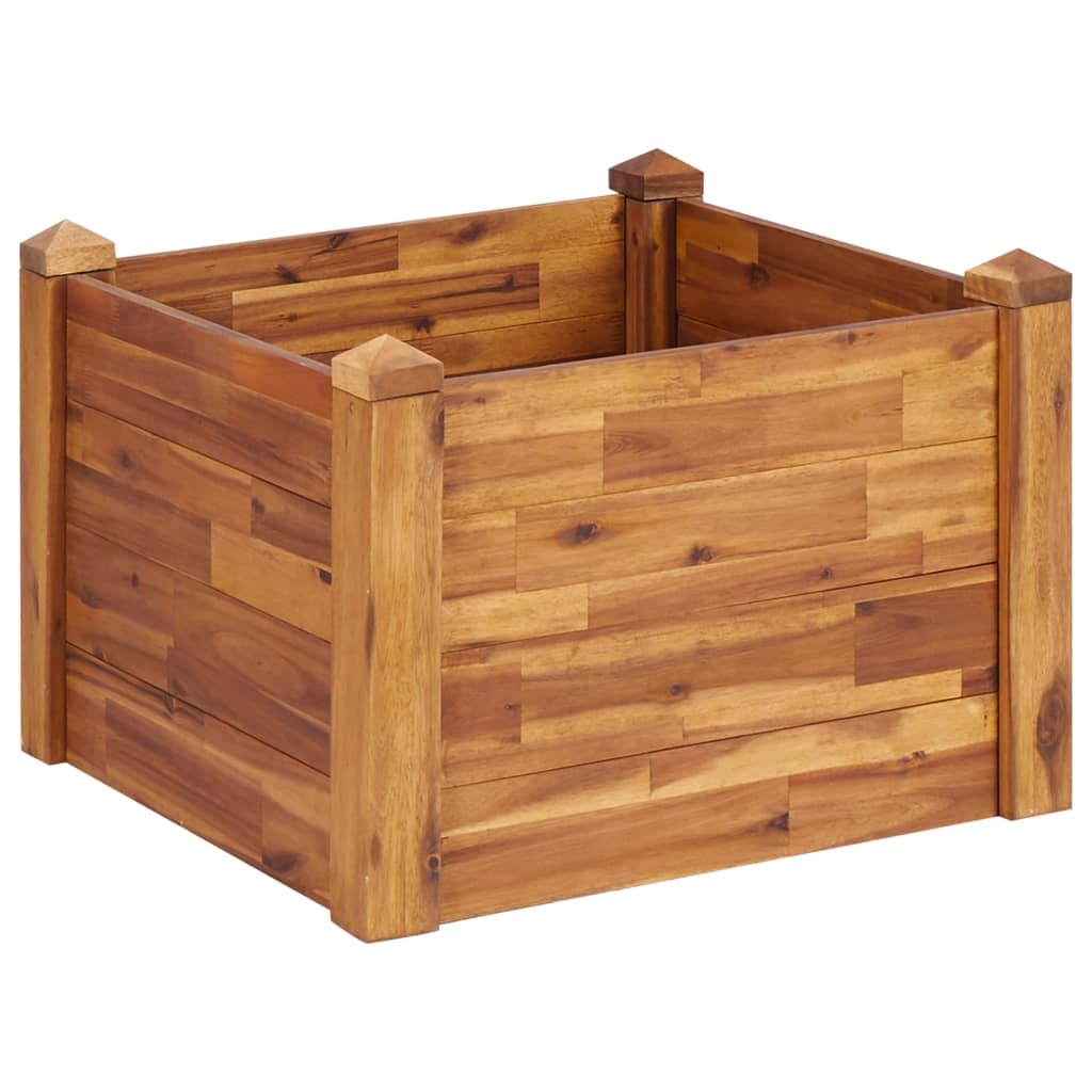 Fioriera Rialzata 60x60 cm vidaXL in Acacia - Ideale per Erbe Aromatiche