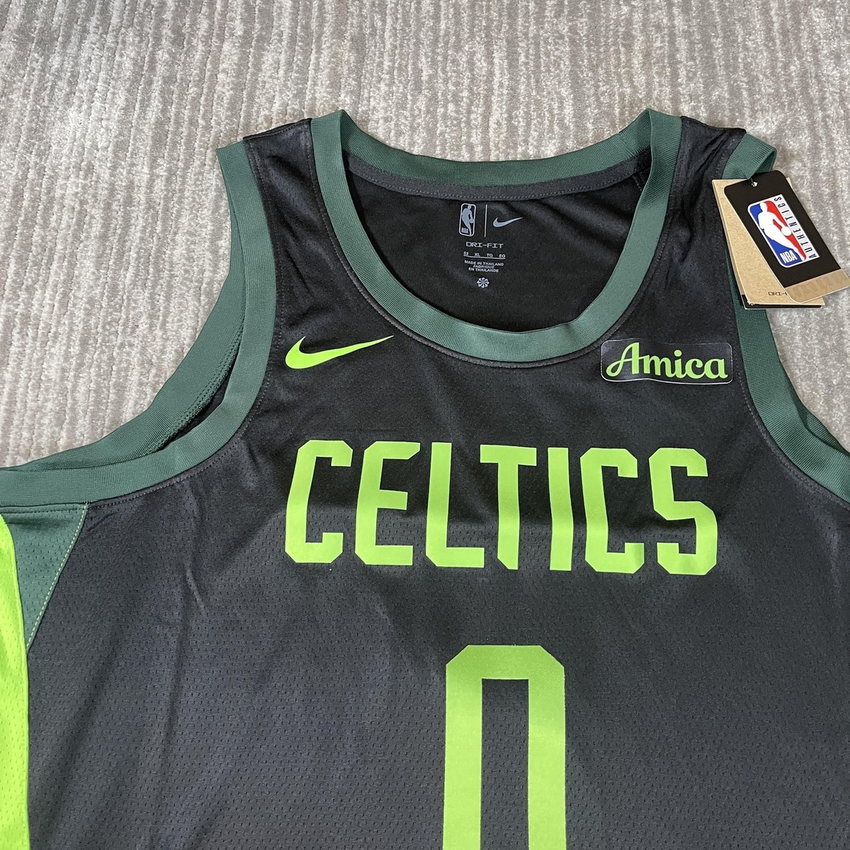 【未使用　タグ付き　大きいサイズ　XL】CELTICS NBA TATUM 0 未使用 タグ付き 大きいサイズ XL】CELTICS NBA TATUM 0 - メルカリ