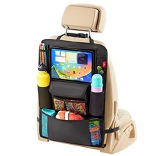 Car Seat Organizer, Ultra Version Kids Backseat Car Organizers 1 Pack Black