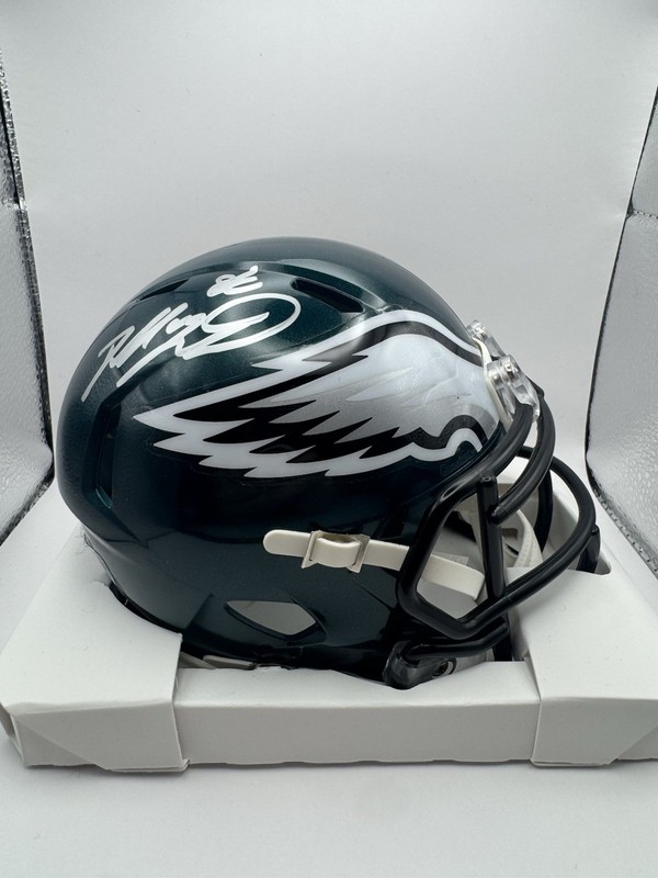 Dallas Goedert Signed Philadelphia Eagles Super Bowl LIX Mini Helmet Fanatics