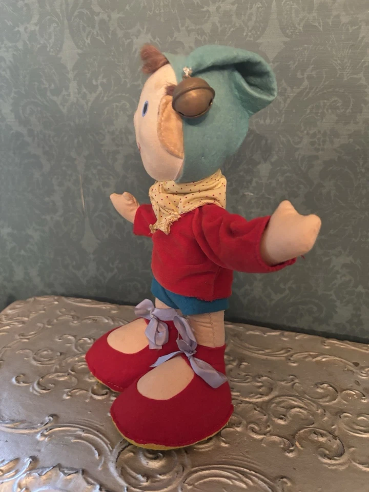 Антикварная кукла Merrythought England Noddy Boy 10 дюймов ~ очень хорошее состояние товара - Изображение 2 из 4