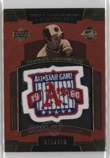 2004 Sweet Spot Classic All-Star/World Series Logo 230 Brooks Robinson Patch 7eo
