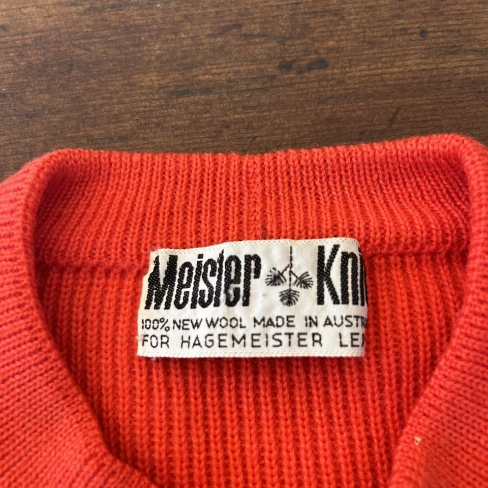 Suéter Meister Vintage Pequeño Años 90 Bloque de Color Rayas Tejido Esquí Austria Audaz Foto 2 de 4