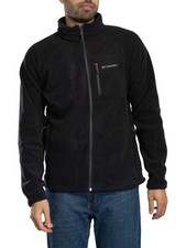 Columbia Men's Fast Trek Zip Fleece, Black