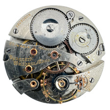 Antique 16s 1903 Waltham 1899 23J Mechanical Pocket Watch Movement Vanguard USA