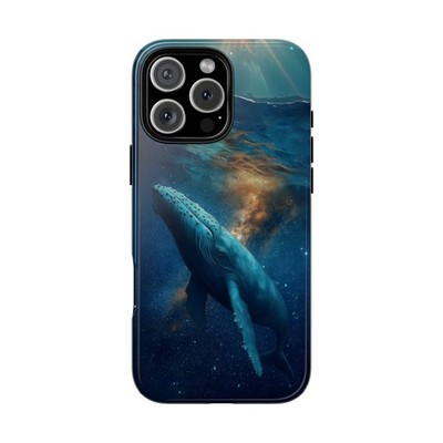 Blue Whale Celestial Ocean Phone Cover Tough Case | Lifetime Warranty