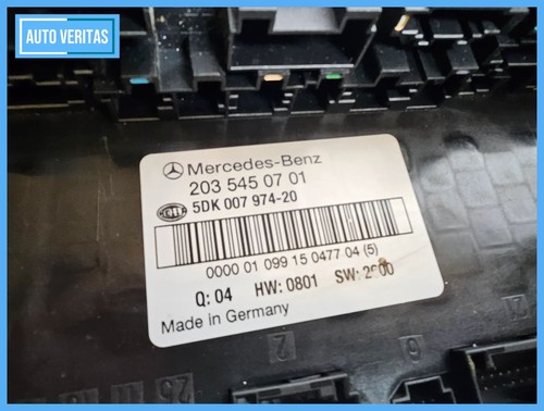 MERCEDES BENZ C-CLASS W203 C180 fuse box SAM module 2035450701 HELLA - Picture 8 of 8