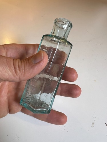 Antique J R Rowand Bottle Open Pontil Rolled Lip Pittsburgh Pennsylvania c 1850s - Picture 12 of 24