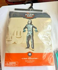 Hyde and Eek Kids X-Ray Skeleton child costume size Medium 8 Halloween