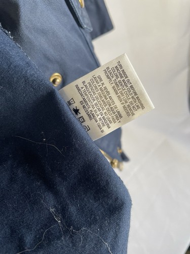 Laura Scott Women's Plus Size 2x Blue Button Up And Zipper Jacket 100% Cotton - Picture 8 of 8
