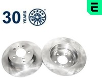 2X Bremsscheibe Optimal BS-4110C 2 Bremsscheiben Hinterachse Hinten FüR Volvo