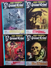8 x Bob Fisher's " SILBER Grusel Krimi"  * Horror , guter Zust. ( 1-2 )  !!