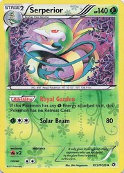 Serperior RC3/RC25 Legendary Treasures: Radiant Collection Holo Uncommon