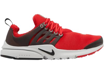 Nike Air Presto University Red Black Running 833875-600 Size 6Y = Womens 7.5