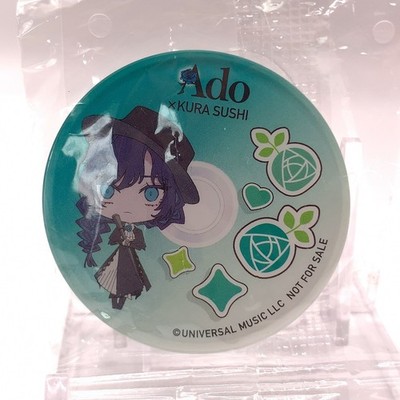 Ado x Kura Sushi Clear Hard Sticker Japan ss205