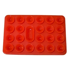 RoyViva Silicone Suction Cup Phone Holder Mat Red