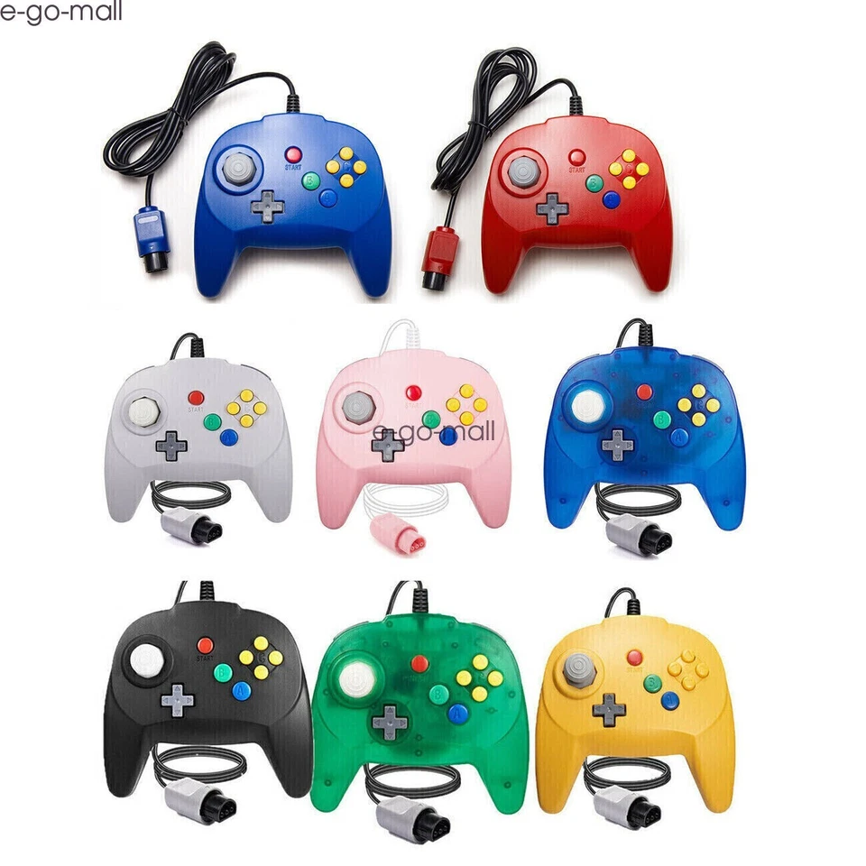 Controle N64 videogame joystick joypad com fio para console Nintendo 64 - Imagem 4 de 4