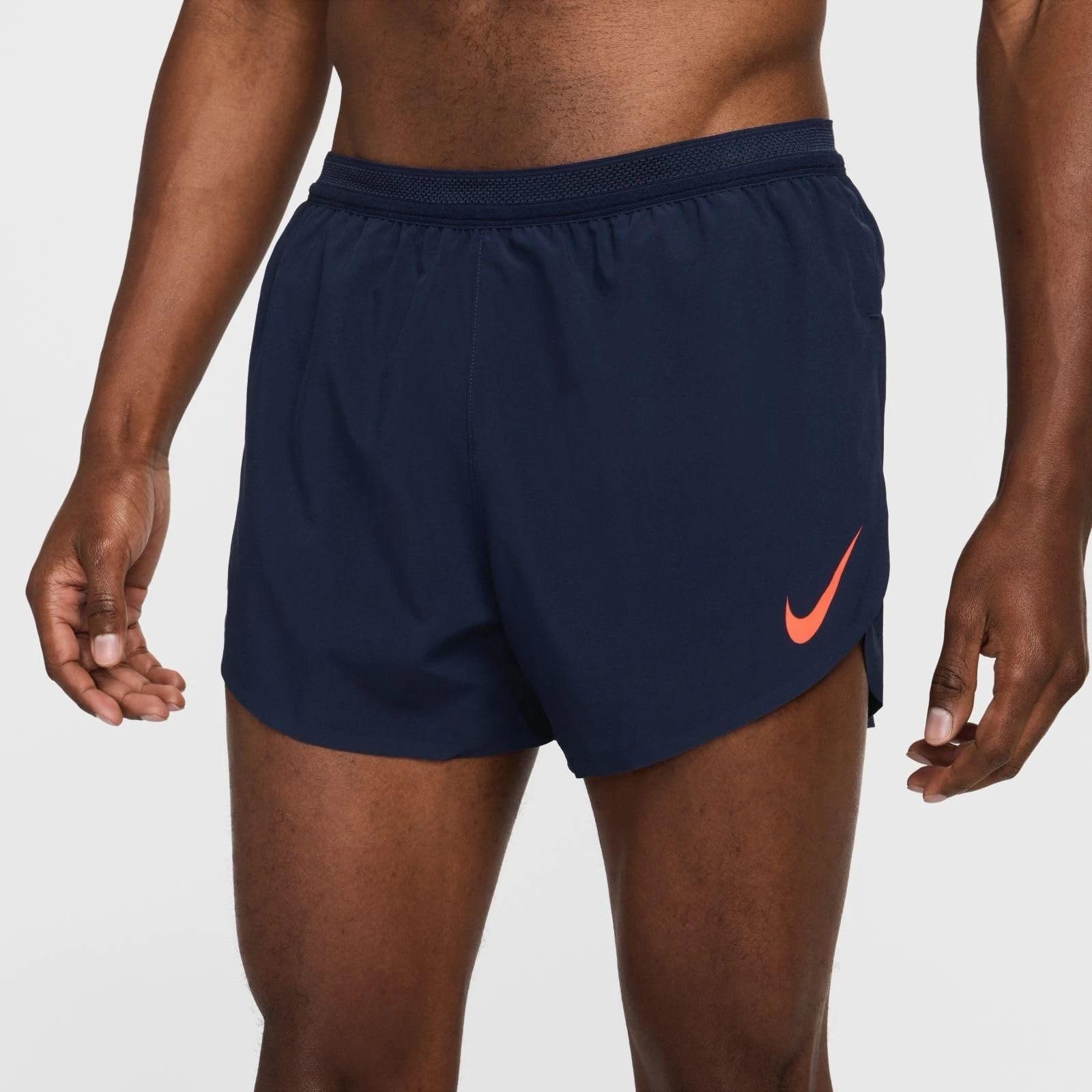 Size M- Nike AeroSwift Men's Dri-FIT ADV 4" Brief-Lined Running Shorts, Obsidian