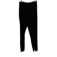 Vtg Elementz Black Velvet Pants Size L Gothic Whimsigoth Witchy Y2K 90s Lounge