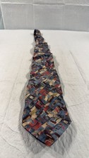 Stefano Milano Abstract Pattern Silk Tie