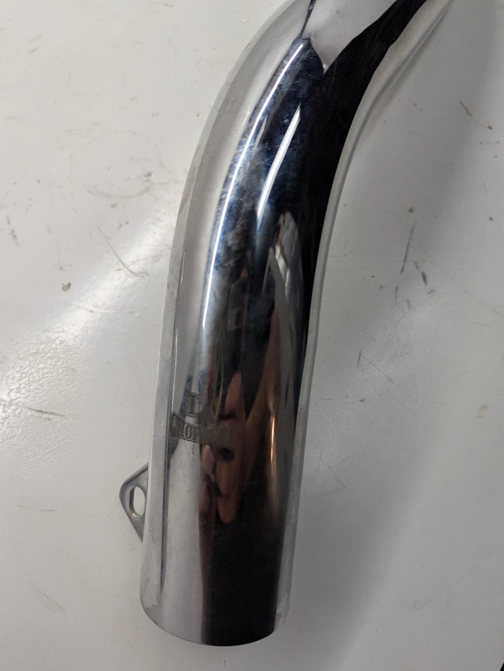 LA Choppers® Custom Chrome Straight Cut Chopper Exhaust 2000-2017 Harley Softail - Image 3 of 4