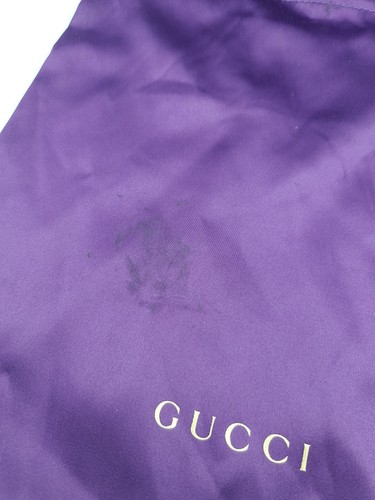 Genuine Original Gucci Purple Velvet Watch Presentation Box Case Complete Gift - Picture 12 of 13