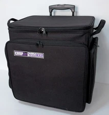 CROP-IN-STYLE XXL Rolling Tote Scrapbook Art Craft Storage Organizer Luggage Bag